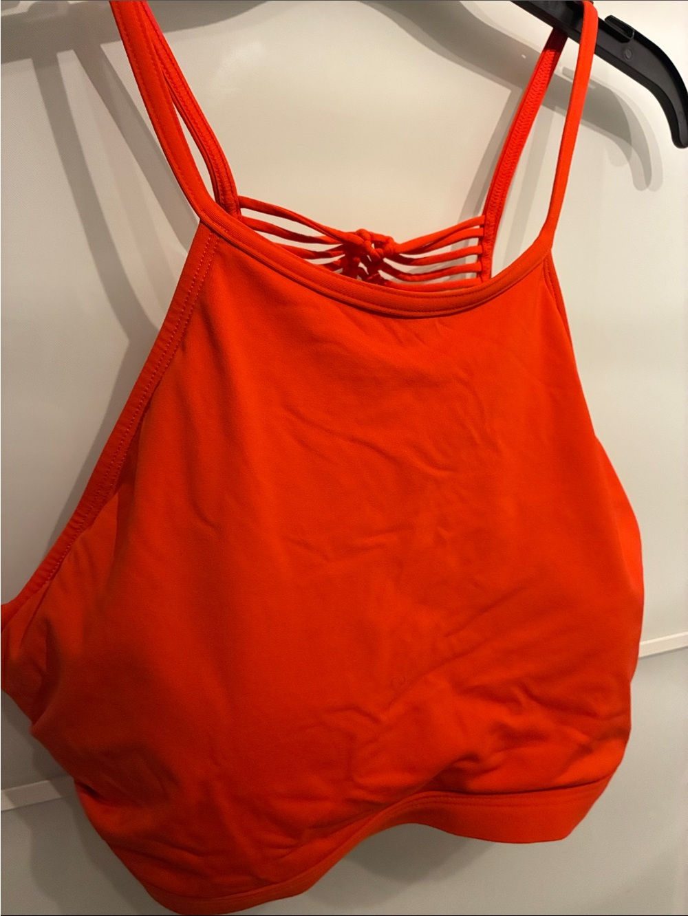 Athleta Strappy bikini top in Vibrant Orange